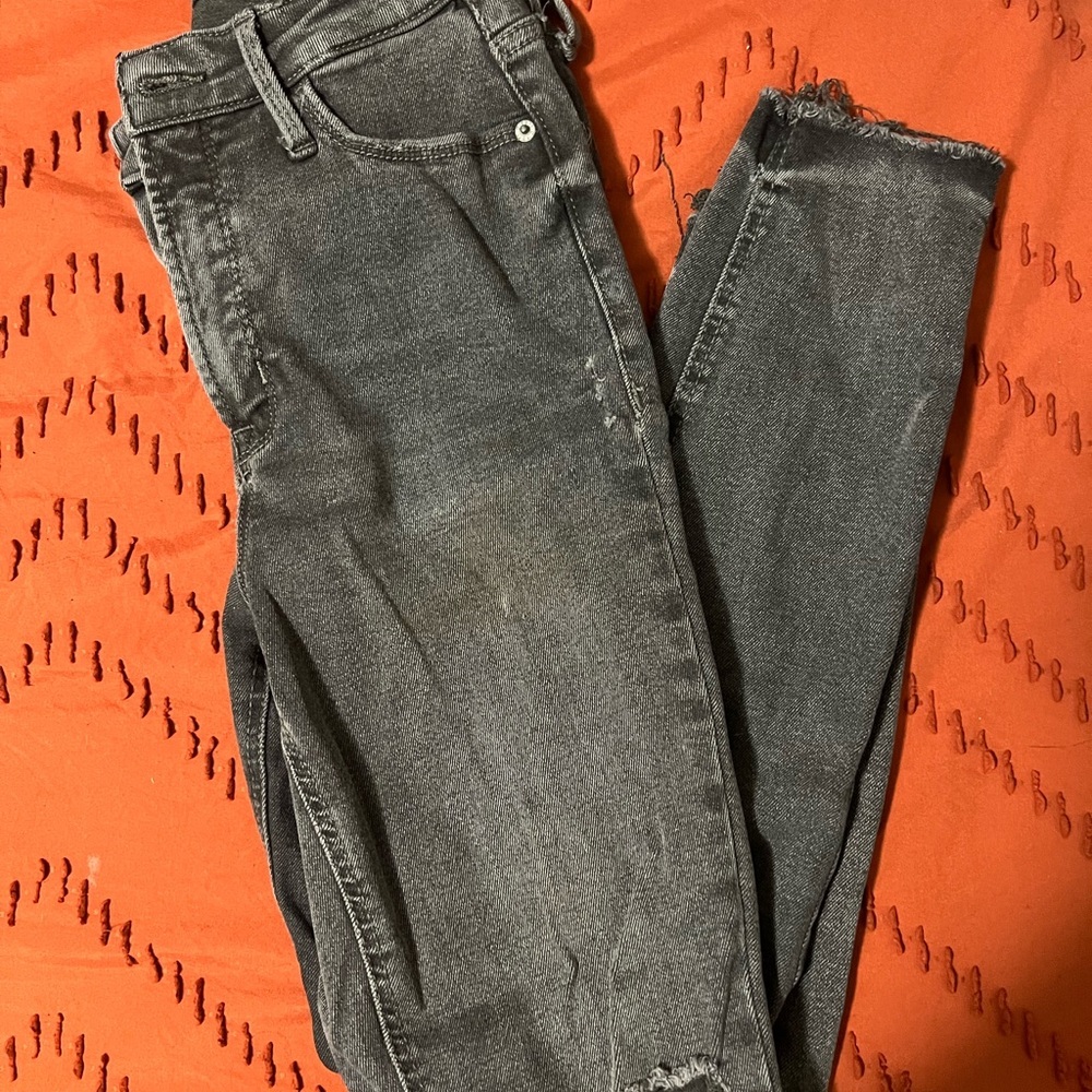 Old Navy Women's Gray Jeans Overalls